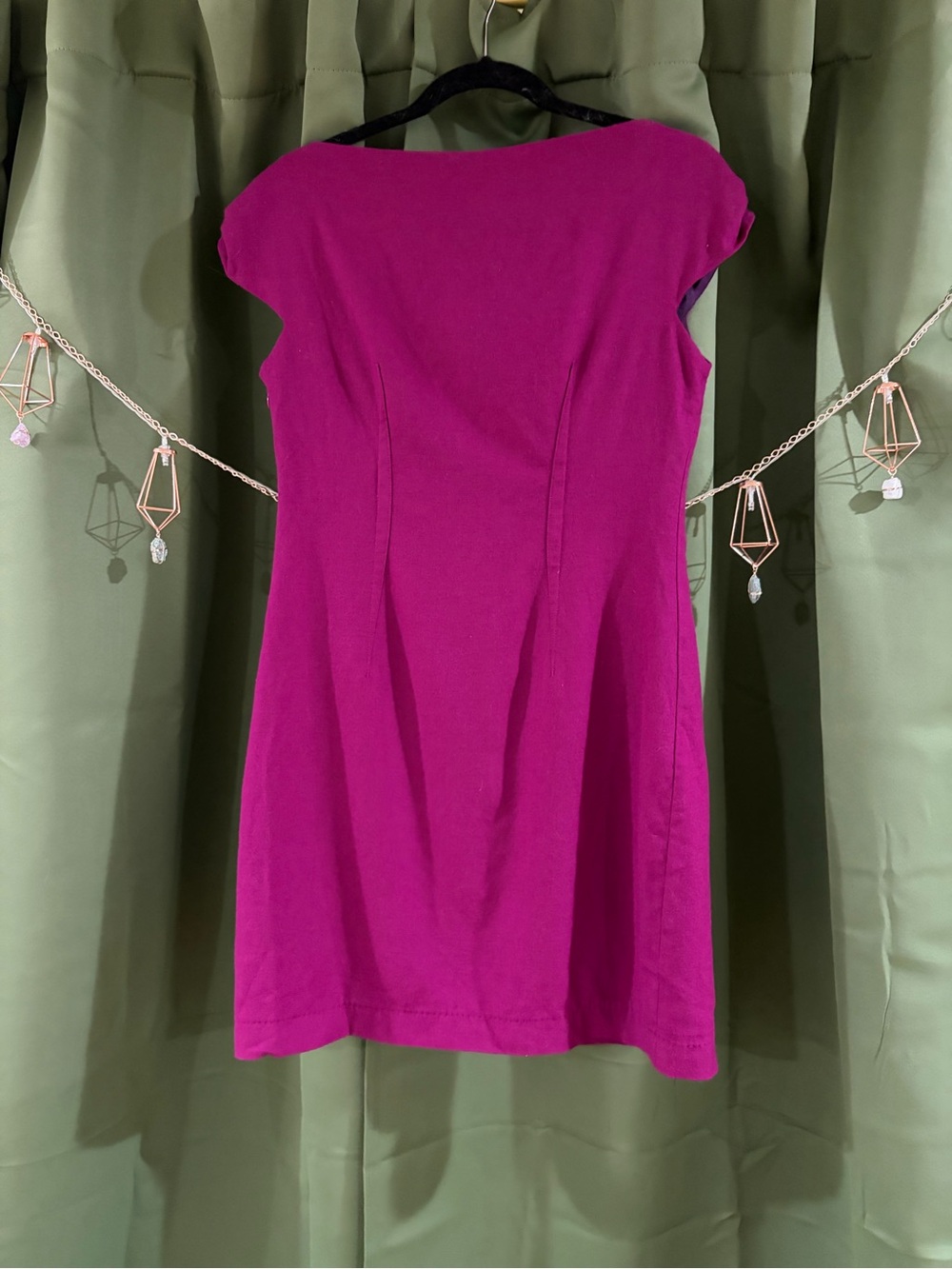 Elie Tahari Raspberry wool dress